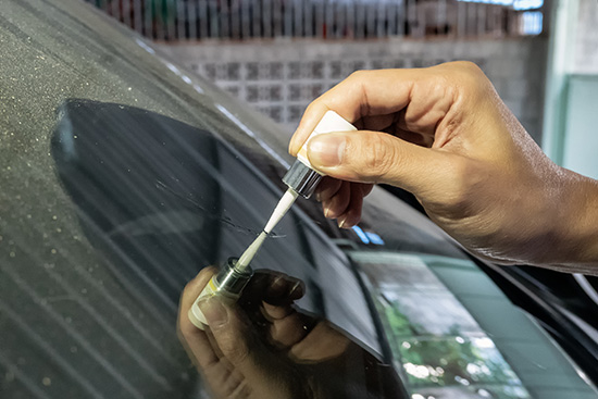 Insurance claim windshield repair