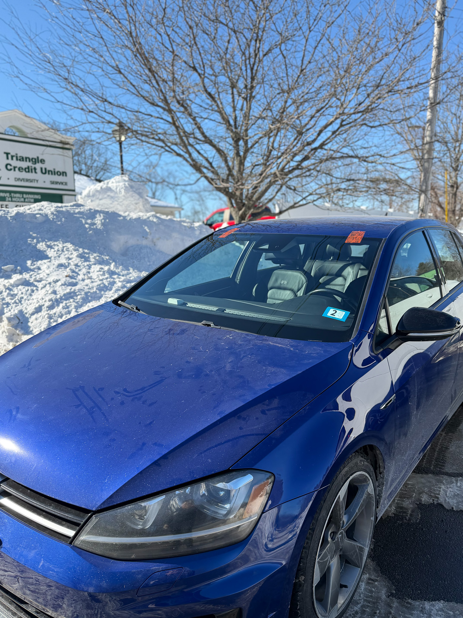 Windshield repair work
